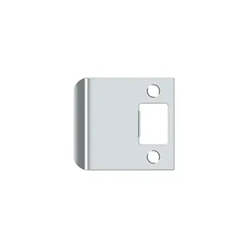 Deltana SPE250U26 Extended Lip Strike Plate, 2 1/4" x 2-1/2" in Polished Chrome
