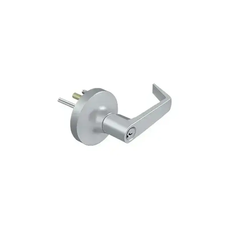 Deltana LTED80LST-26D Lever Trim For Exit Device 80 Storeroom Function in Brushed Chrome