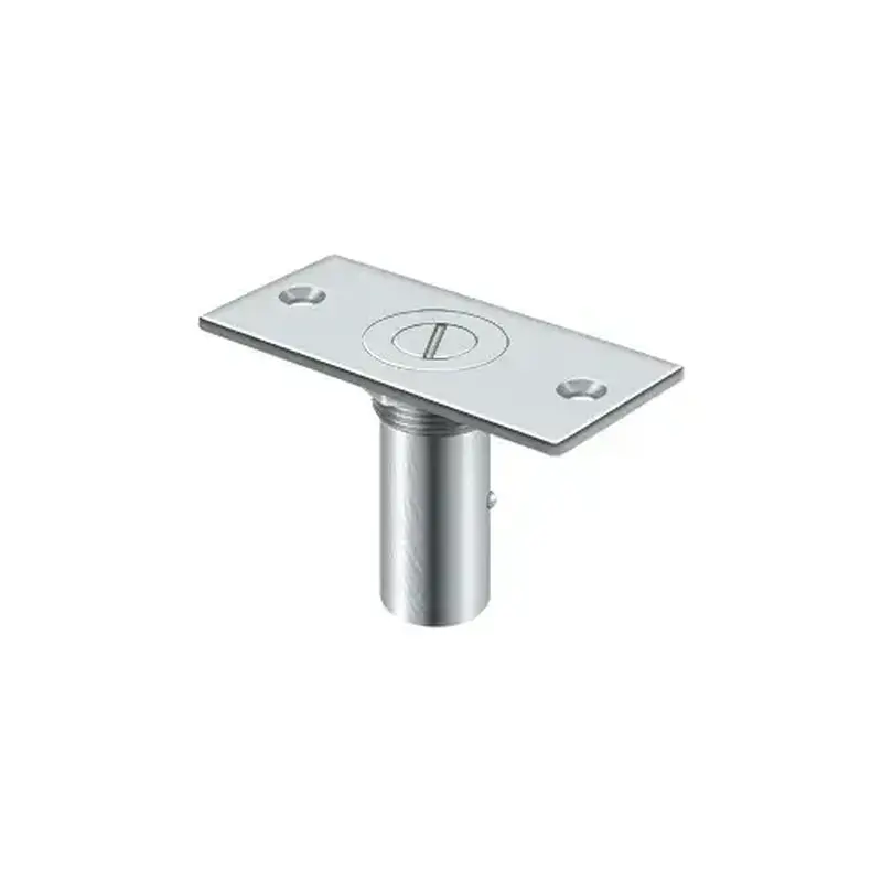 Deltana SPDP35SU26 Dust Proof Strike 3-1/2" x 1-5/8" w/Safety Lock in Polished Chrome
