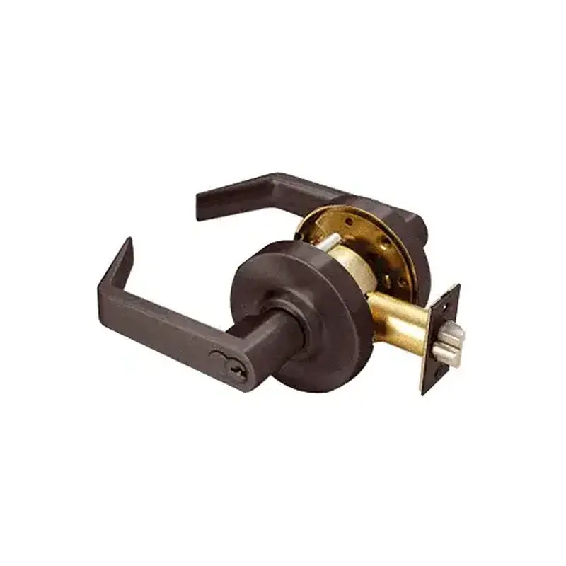 CRL D72STR0RB Heavy-Duty Oil Rubbed Bronze Grade 1 Lever Locksets Storeroom - 7-Pin SFIC