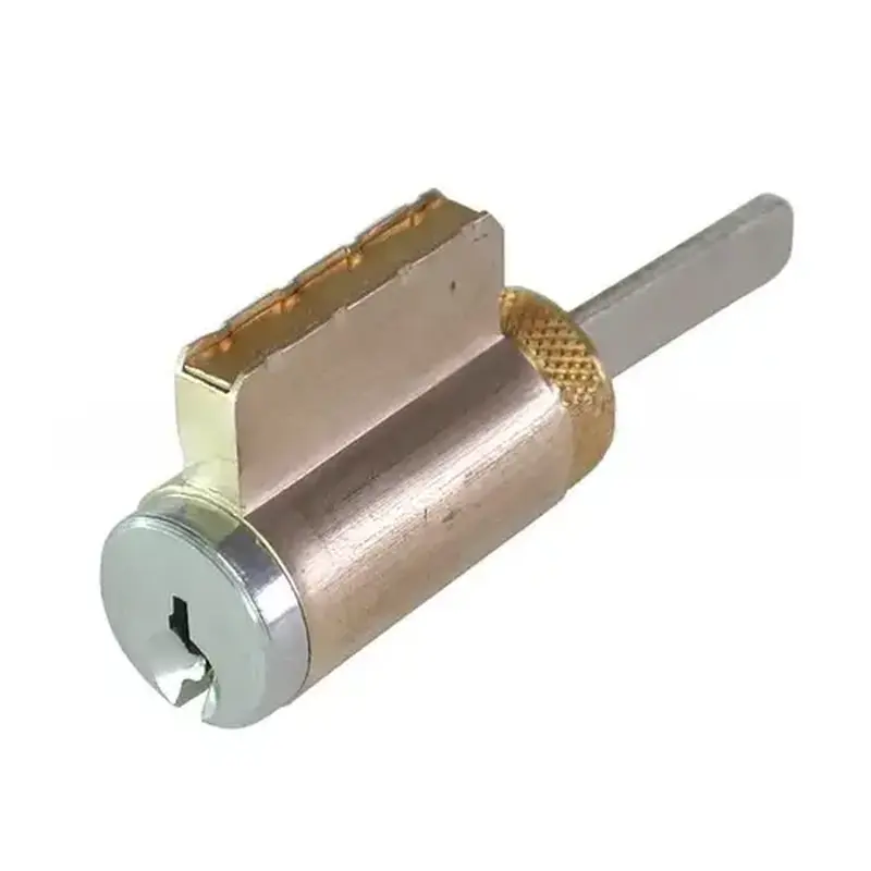 GMS K001RD126DOB Zero Bitted Knob / Lever Cylinder with Russwin D1 Keyway Satin Chrome Finish