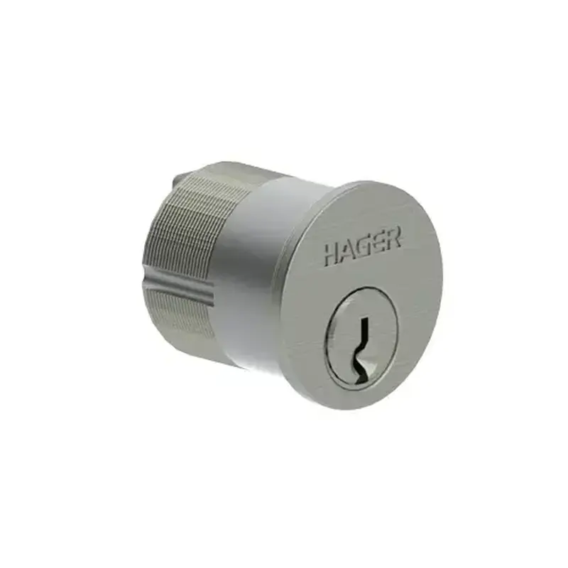 Hager 097939 3902 1-1/8" US26D 1-1/8" Mortise Cylinder with Dual Cams - Satin Chrome