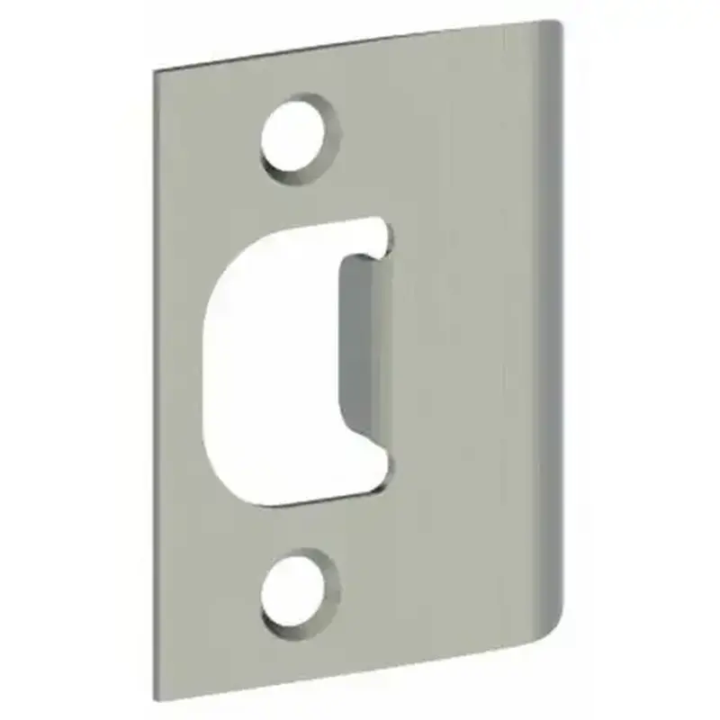 Hager 393426 Square Corner Full Lip Strike Bright Chrome Finish