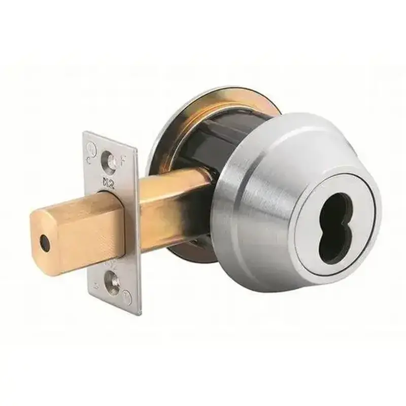 Stanley Commercial Hardware QDB281-626 SFIC Deadbolt - Single Cylinder with 2-3/4" Backset and Square Deadbolt Strike Satin Chrome Finish