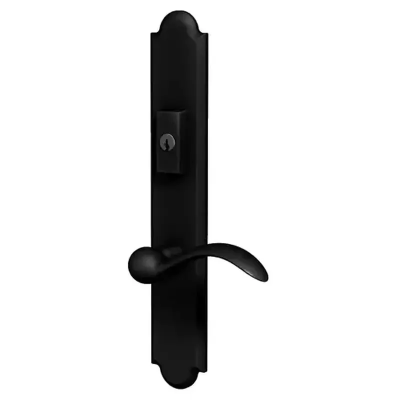 Baldwin MP016190PAT5 Boulder Multi Point Trim Patio Configuration 5 Satin Black Finish