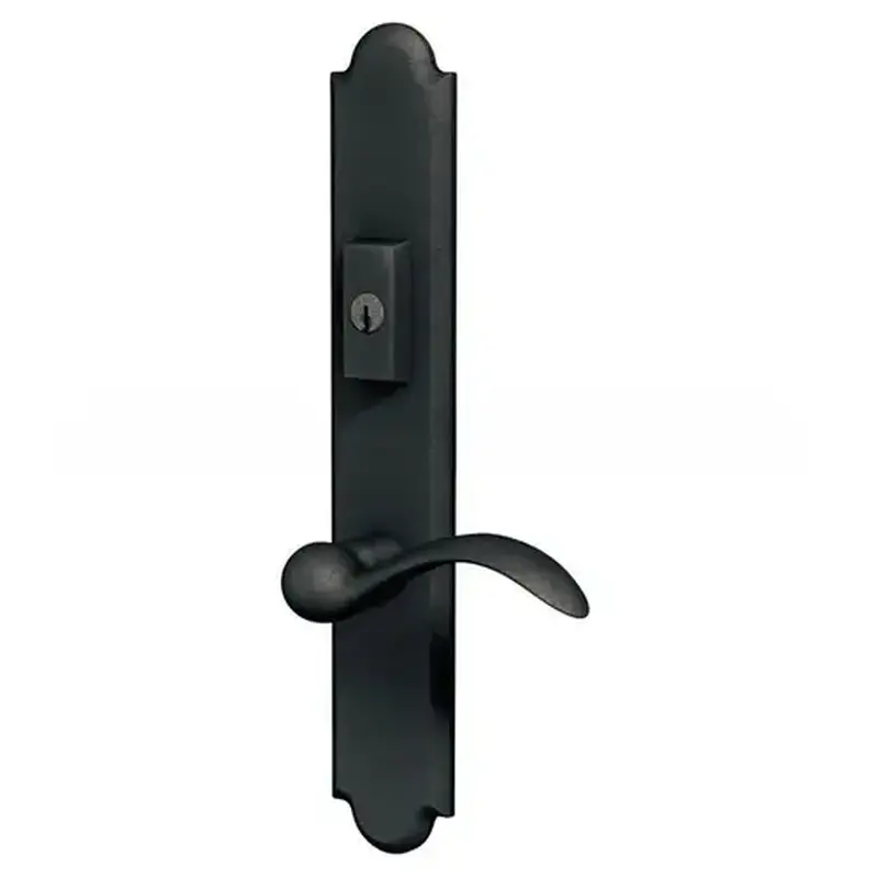 Baldwin MP016402ACT4 Boulder Multi Point Trim Keyed Entry with Turn Knob Configuration 4 Distressed Oil Rubbed Bronze Finish