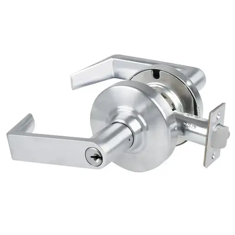 Schlage Commercial ND80PDRHO626EO214 ND Series Storeroom C123 Keyway Rhodes with 13-247 Latch 10-025 Strike Extended Outside 2-1/4" Satin Chrome Finish