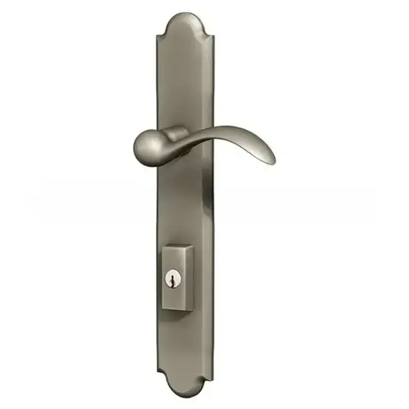 Baldwin MP016056ACT3 Boulder Multi Point Trim Keyed Entry with Turn Knob Configuration 3 Lifetime Satin Nickel Finish