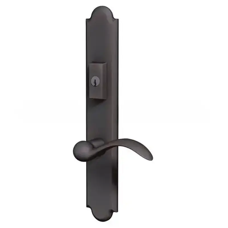Baldwin MP016112ACT4X Boulder Multi Point Trim Keyed Entry with Turn Knob Configuration 4 Minus Lever Venetian Bronze Finish