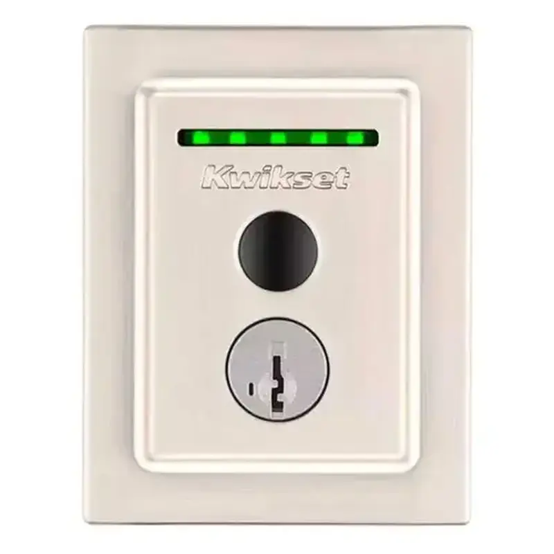 Kwikset 959-CNT-15-RCALFD-RCS Halo Touch Fingerprint Wi-Fi Enabled Smart Deadbolt Satin Nickel