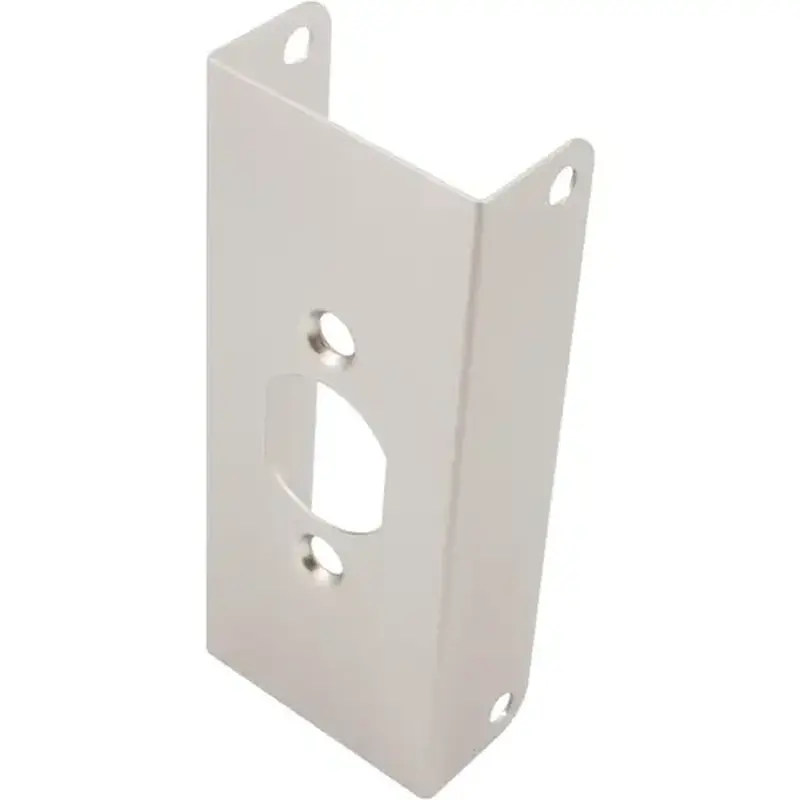 Stone Harbor Hardware 50140-15 4-1/2" x 1-3/4" Door Reinforcer - Satin Nickel