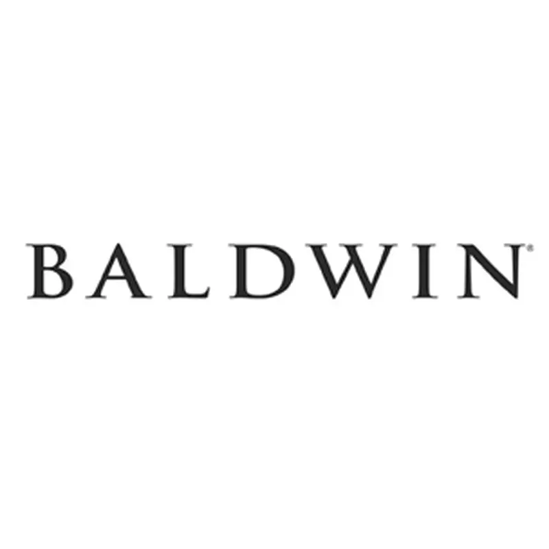 Baldwin 5634003RBIT Right Hand 7" Horizontal Entry Rim Lock with Fixed Bit Key Lifetime Brass Finish