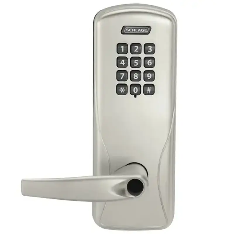 Schlage Electronics CO220MS75KPATH619LR Standalone Classroom Lockdown Solution Satin Nickel Plated Clear Coated
