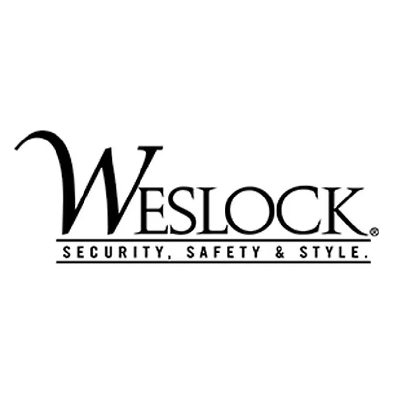 Weslock 15142X3-SL Dual Option 2-3/4" Dead Latch for Interconnected Bright Brass Finish