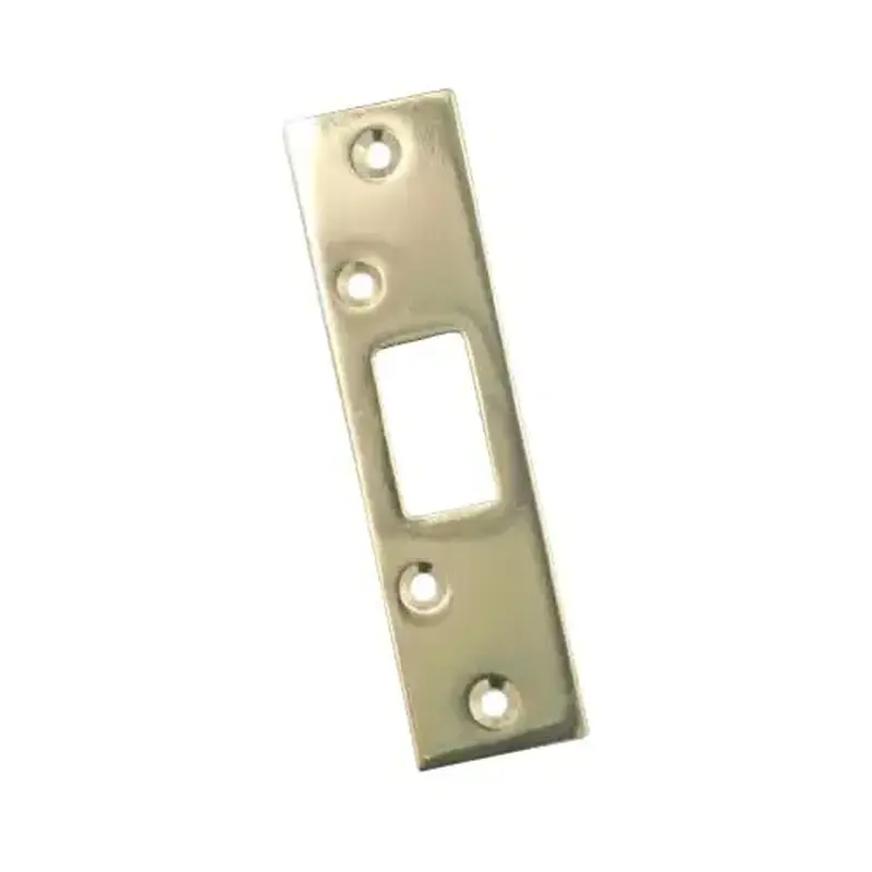 BELWITH PRODUCTS LLC 1015 Brass Plated Steel Security Strike, 1-1/4 x 6 In.