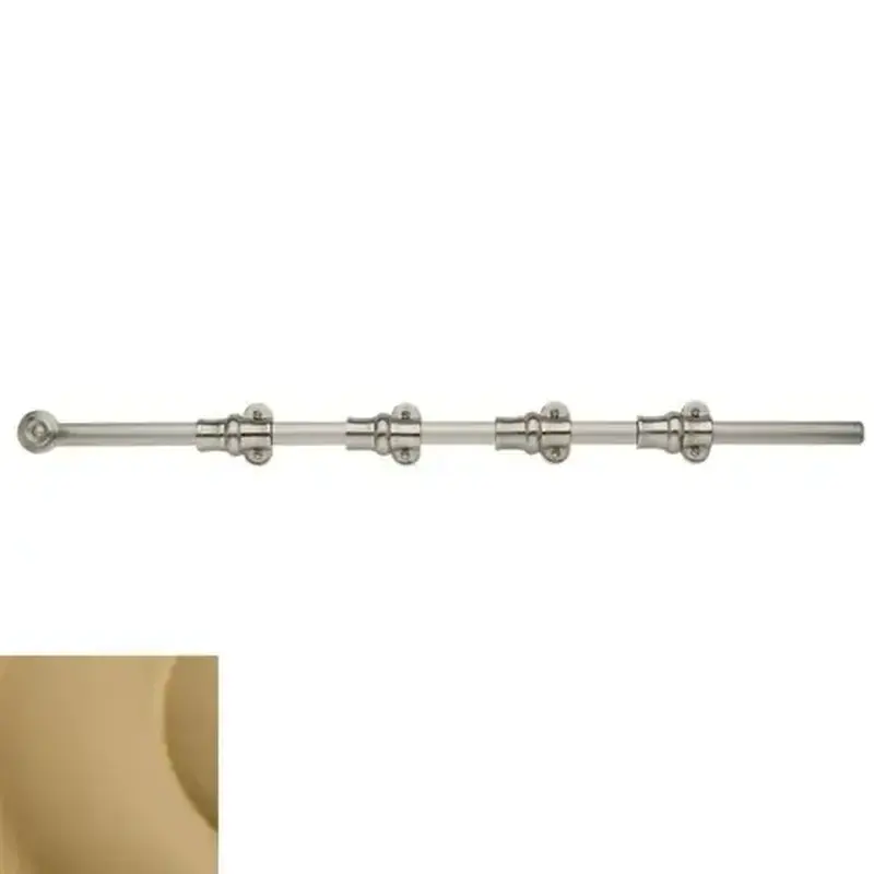 Baldwin 0383033 24" Ornamental Surface Bolt Vintage Brass Finish