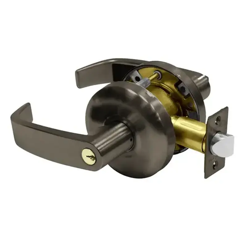 Sargent 2865G05KL10BE Office Cylindrical Lock Grade 2 with L Lever and K Rose and ASA Strike Dark Bronze Finish