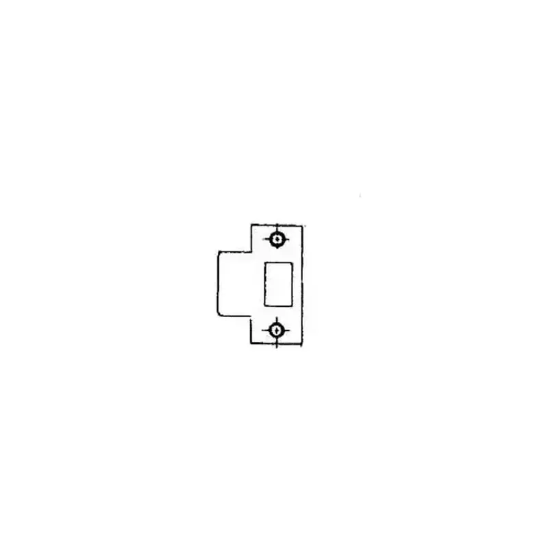 Baldwin 5510003E214 2-1/4" Extended T Strike Lifetime Brass Finish