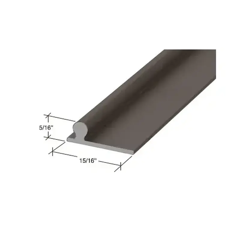 CRL PLD1679 Bronze Sliding Glass Door Replacement Rail 120" Length