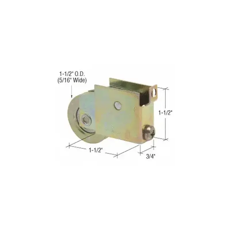 CRL D1531 1-1/2" Steel Sliding Glass Door Roller with 3/4" Wide Housing for Hollyview & Fullview Doors