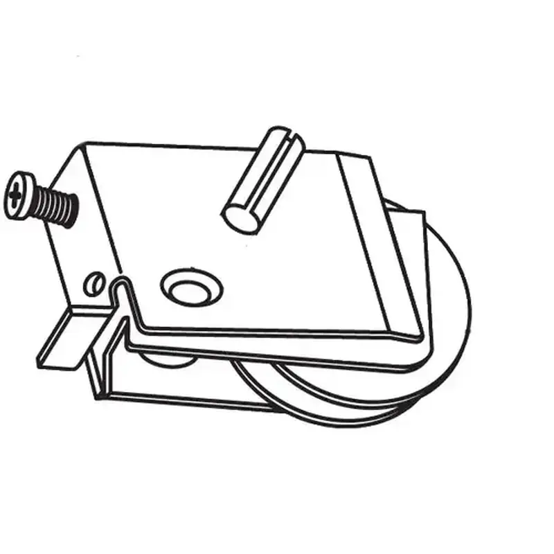 Brixwell 9-255 Patio Door Roller Assembly 1-1/2 Nylon Wheel pdr 28n