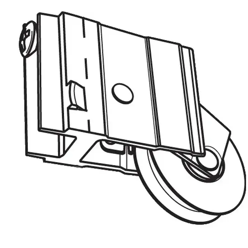Brixwell 9-336 Patio Door Roller Assembly 1-1/2 Steel Wheel pdr183