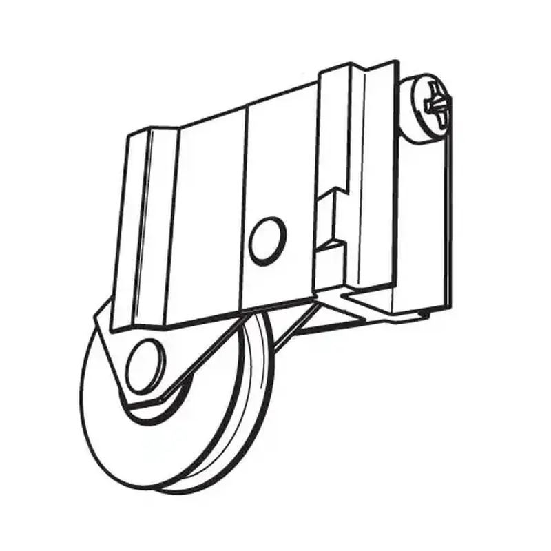 Brixwell 9-457 Patio Door Roller Assembly 1-1/2 Steel Wheel pdr194 S