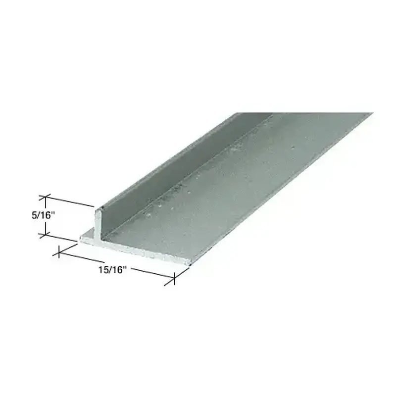 Brixwell PLD1665-CCP23-XCP5 Aluminum Sliding Screen Door Rail  23" Stock Length - pack of 5