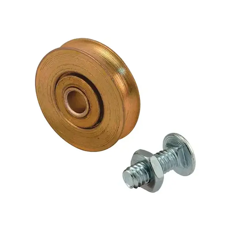 FHC D1502 1/4" Inside Diameter x 1-1/4" Outside Diameter - Steel Unfinished Roller - pack of 2