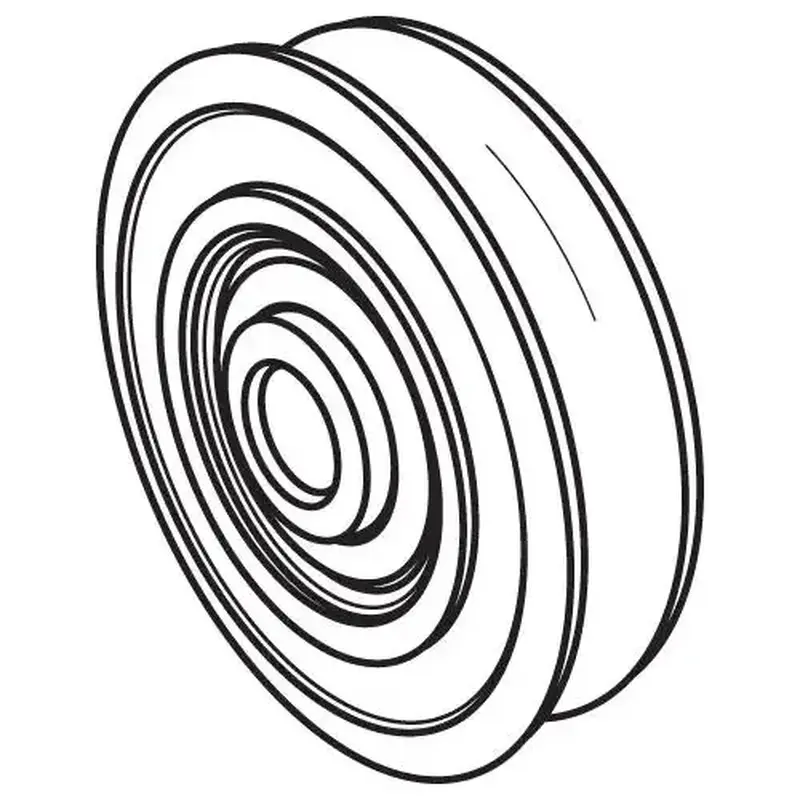 Brixwell 11-227a 1/2in Precision Nylon Wheel With Axle