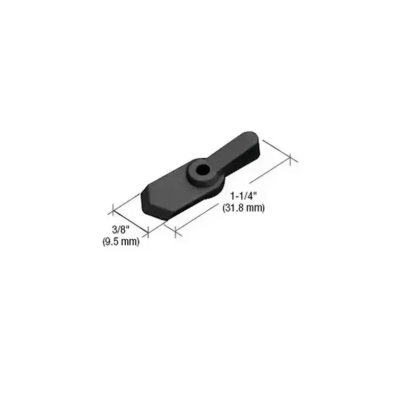 CRL L5760 Black Pointer Style Screen Swivel Clip - Carded - pack of 12