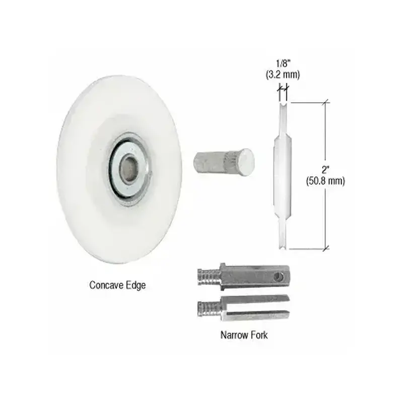 CRL REPK7N Nylon Concave Edge Replacement Wheel - 2" x 1/8"