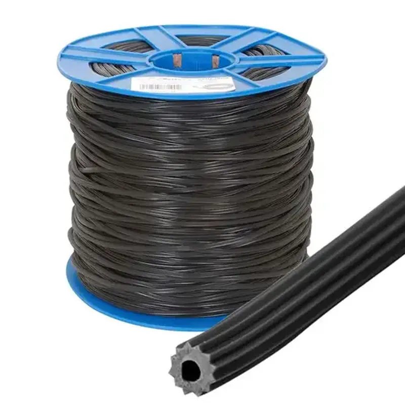 CRL SSBL190B .190" Black Serrated Screen Retainer Spline Bulk 15 Pound Roll - 1090 Foot Roll