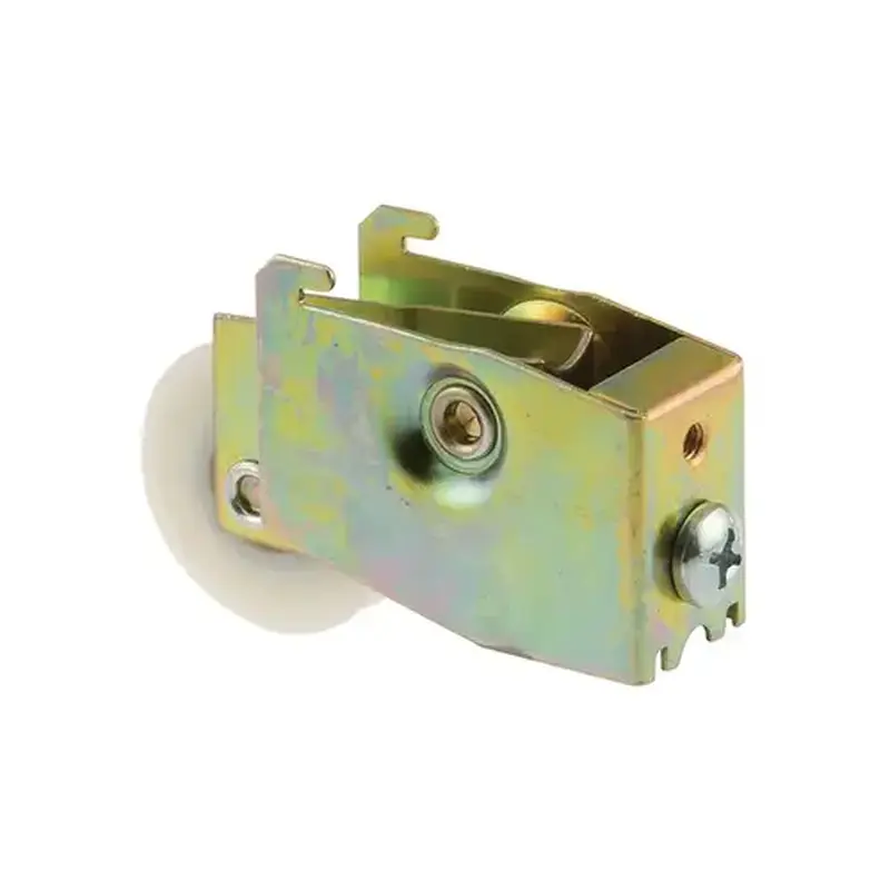 FHC D1556 Sliding Door Roller Assembly - 1-1/2" Plastic Wheel - Steel Ball Bearing Roller