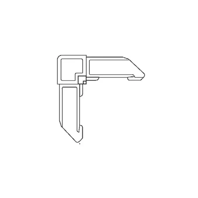 Brixwell 90H-437 External Corner Plastic White for 5/16 X 3/4 Screen Frame