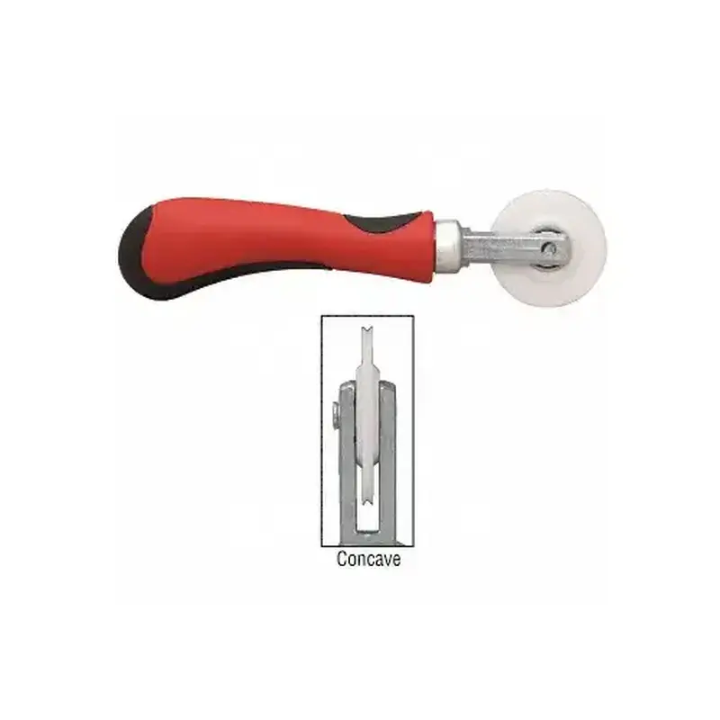 CRL CG27K6N Nylon 3/32" Comfort Grip Single Concave Edge Roller