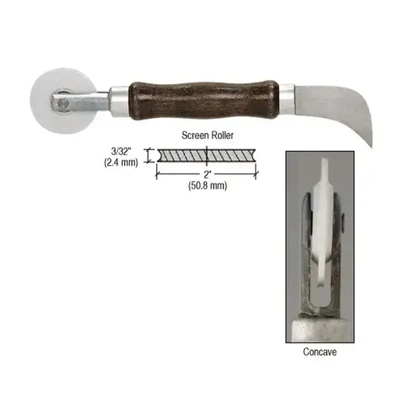 CRL K6N96 2" x 3/32" Nylon Wheel Combo Screen Roller and Cutter