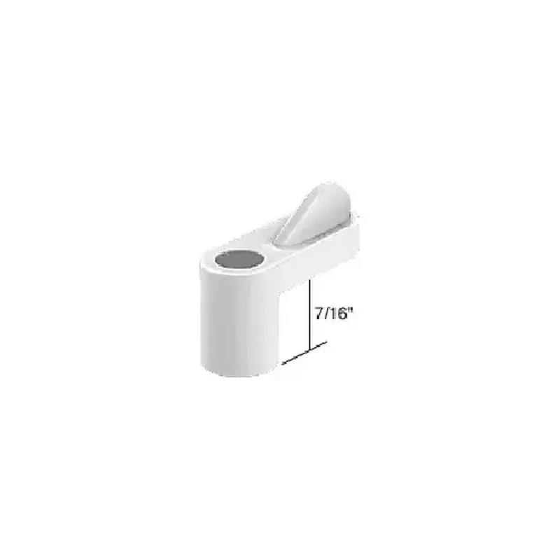 CRL WSC307W White 7/16" Plastic Window Screen Clips - Bulk