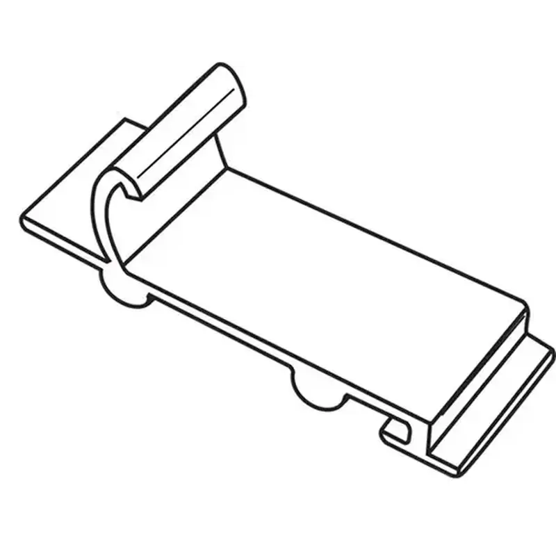 Brixwell 90-839-XCP25 Screen Clip Nylon White - pack of 25