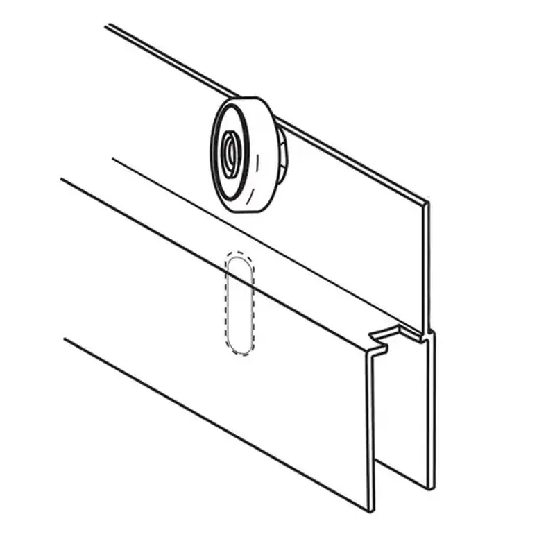 Brixwell 90M-642bz 36in Top Hung Adapter Bronze for 991M-999 And 992M-999 9/16in Panel Width