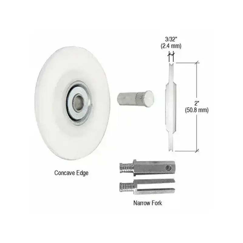 CRL REPK6N Nylon Concave Edge Replacement Wheel - 2" x 3/32"