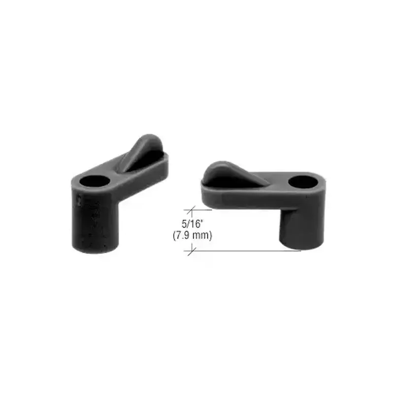 CRL WSC305BLPK Black 5/16" Plastic Window Screen Clips - Pack