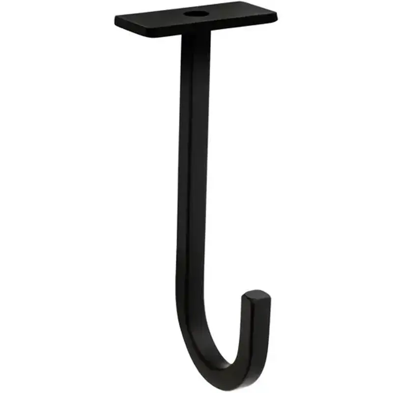 National Hardware N275-510 2647 5 In. Black Steel Long Ceiling Plant Hook