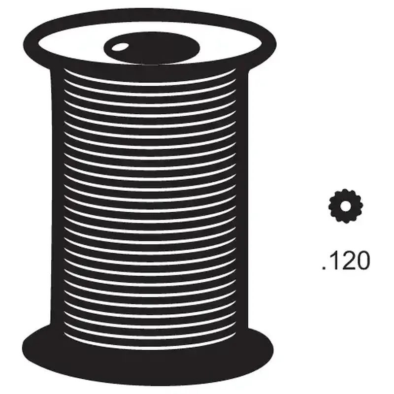 Brixwell 66-3 .120 Vinyl Hollow Spline 500 ft Per Roll Gray