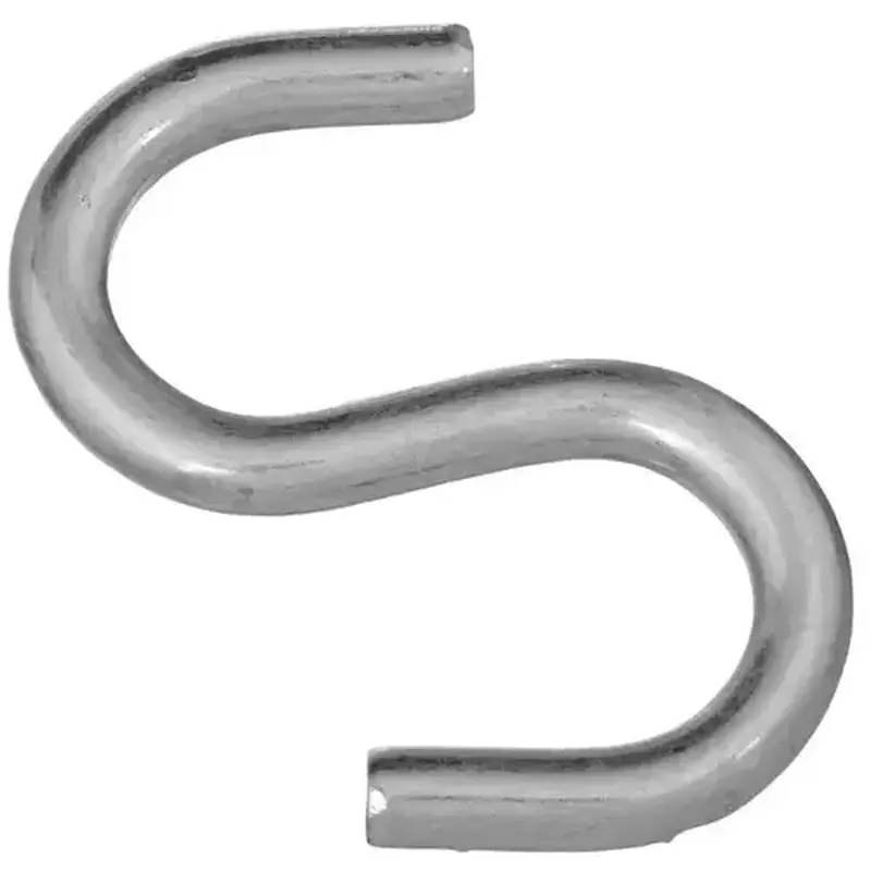 National Hardware N273441-XCP50 2076BC 3" Open S Hook Zinc Plated Finish - pack of 50