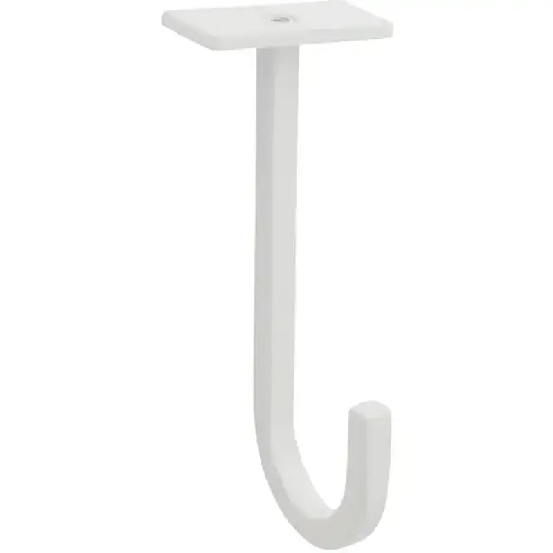 National Hardware N275-512 2647 5 In. White Steel Long Ceiling Plant Hook