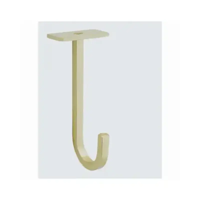 National Hardware N275-533 2647 5 In. Brushed Gold Steel Long Ceiling Plant Hook