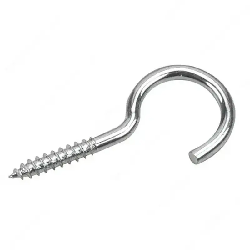 Richelieu Hardware 2704XS-XCP100 Screw Hook with Lag Thread - pack of 100