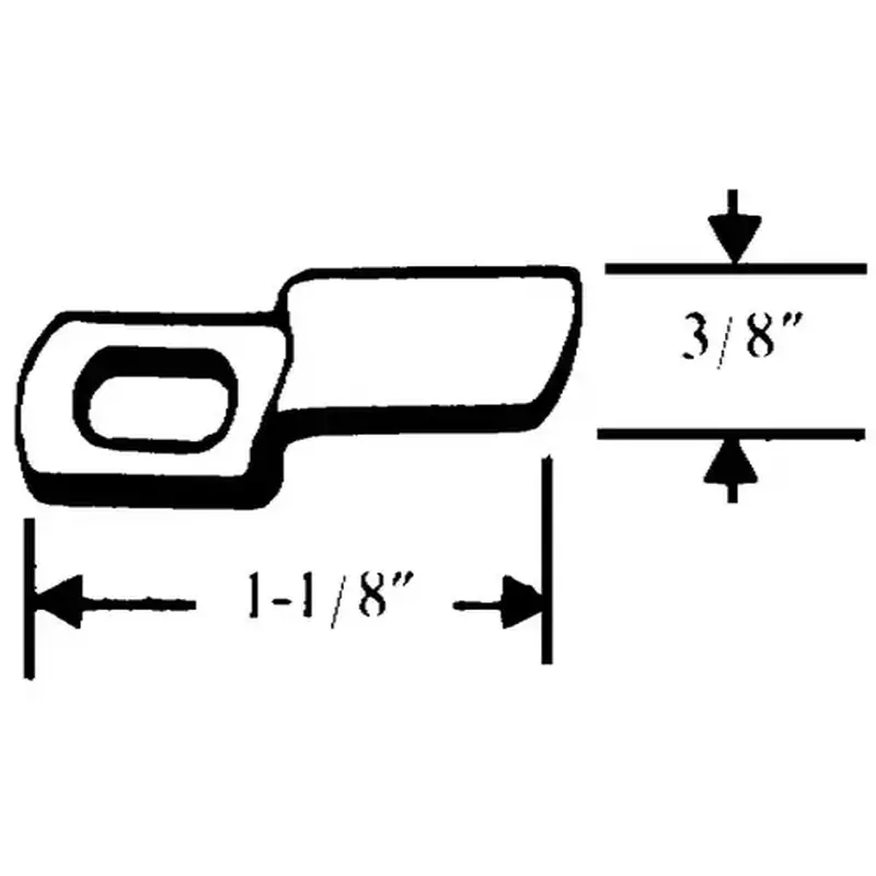 Brixwell 90-49-XCP25 5/16in Offset Zee Clip wsc224 - pack of 25