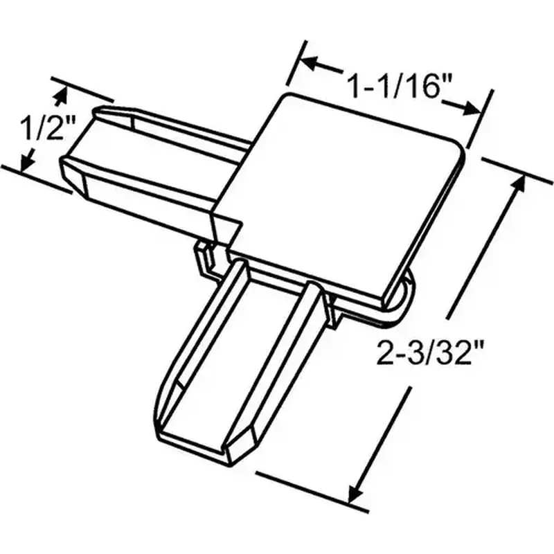 Brixwell 90m-634fllhw PLASTIC CORNER LH FIXED PIN WITH FLANGE